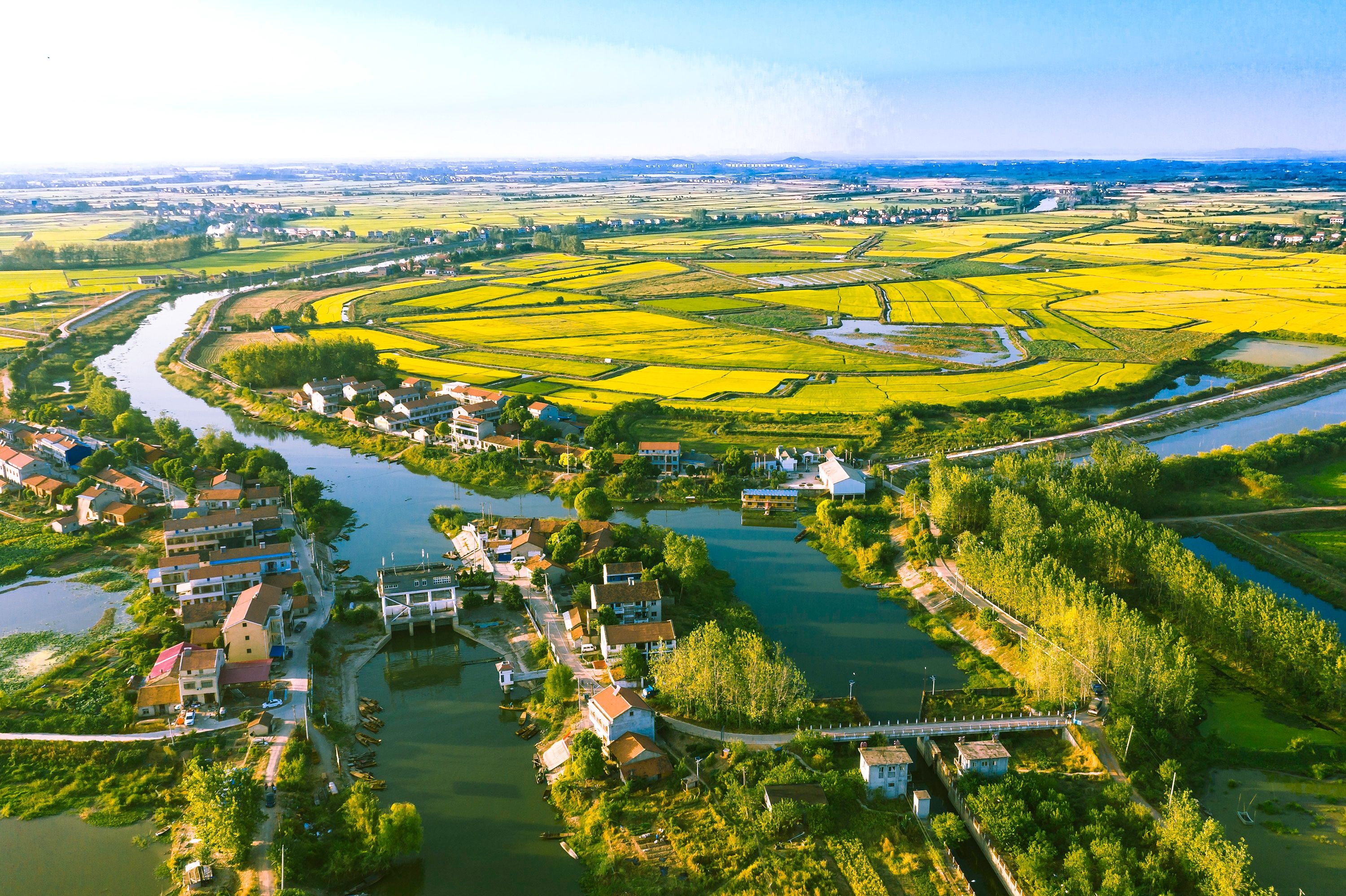 美麗的鄉村污水處理設備